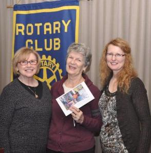 Margaret Jean, Irene Good and Beverly at the Ladner Rotary Luncheon.